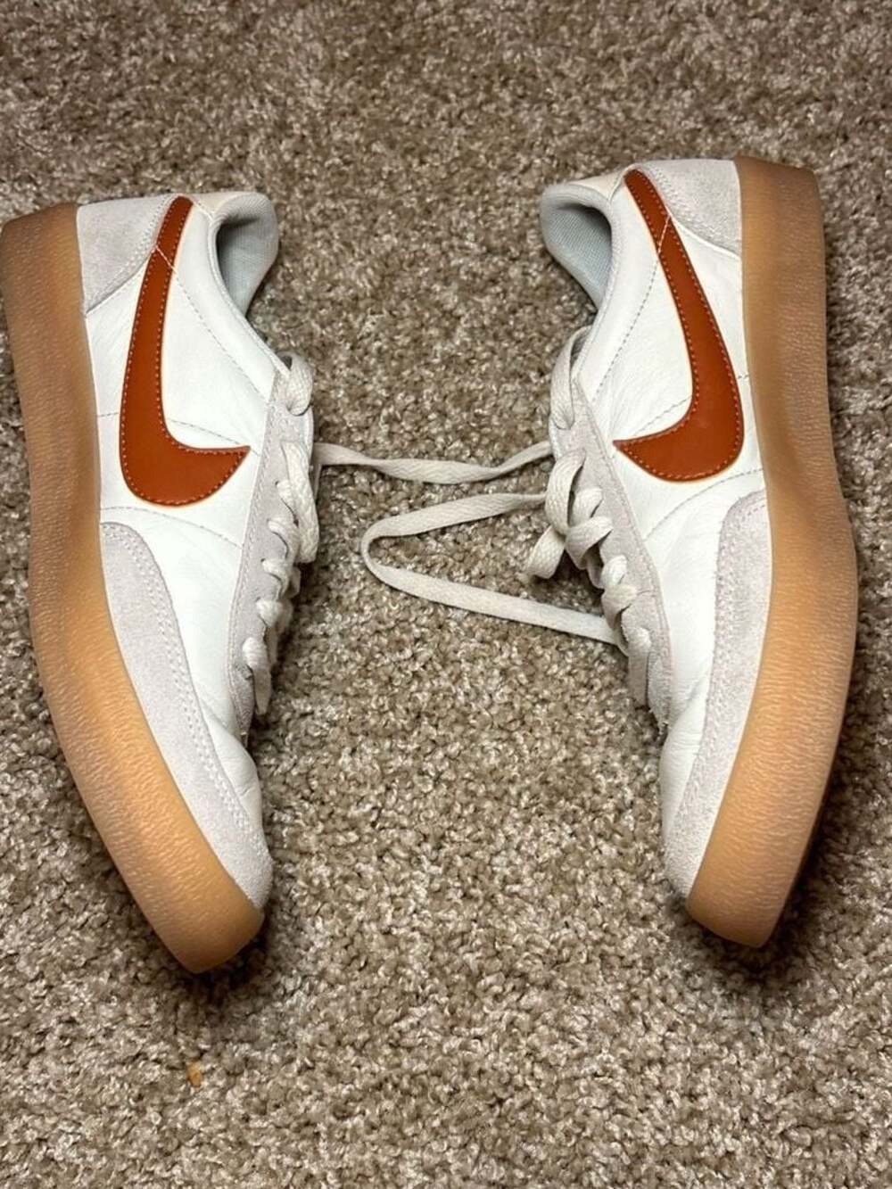 Nike Killshot 2 Leather Sail/Gum Yellow Shoes - Picture 3 of 11